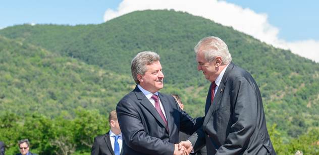 Prezident Zeman se z Makedonie vyjádřil ke Šlachtovi a koaliční krizi